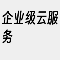 企业级云服务