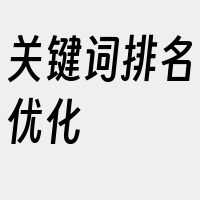 关键词排名优化