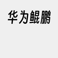 华为鲲鹏