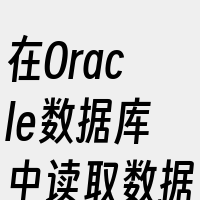 在Oracle数据库中读取数据