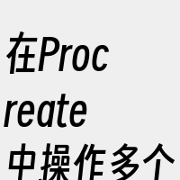 在Procreate中操作多个笔刷