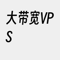 大带宽VPS