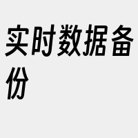 实时数据备份