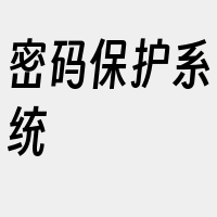 密码保护系统