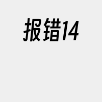 报错14