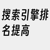 搜索引擎排名提高