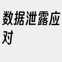 数据泄露应对