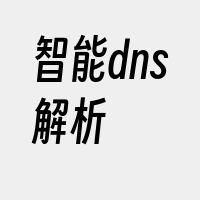 智能dns解析