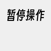 暂停操作