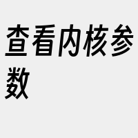 查看内核参数