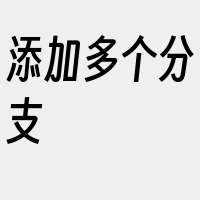 添加多个分支