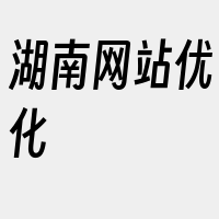 湖南网站优化