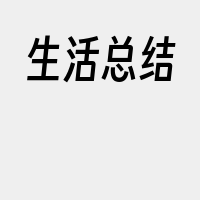 生活总结