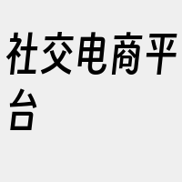 社交电商平台