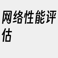 网络性能评估