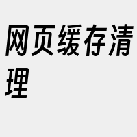 网页缓存清理