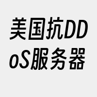 美国抗DDoS服务器