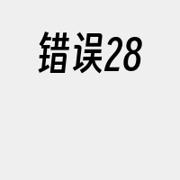 错误28