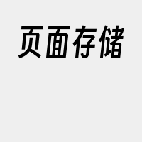 页面存储