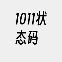 1011状态码