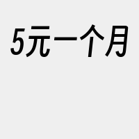 5元一个月