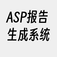 ASP报告生成系统