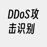 DDoS攻击识别