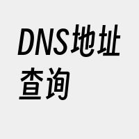 DNS地址查询