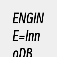 ENGINE=InnoDB