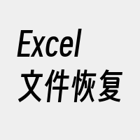 Excel文件恢复