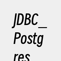 JDBC_Postgres