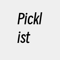 Picklist