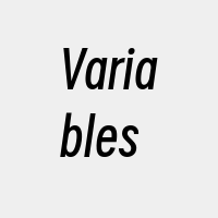 Variables