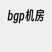 bgp机房