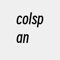 colspan