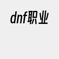 dnf职业