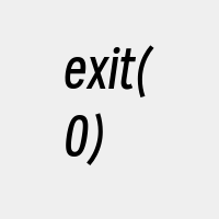 exit(0)