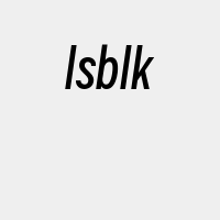 lsblk