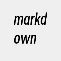 markdown