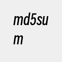 md5sum