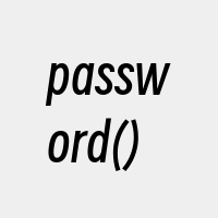 password()