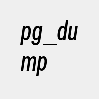 pg_dump