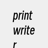 printwriter