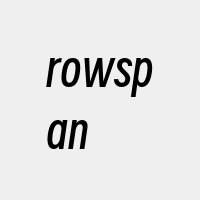 rowspan