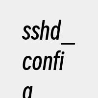 sshd_config