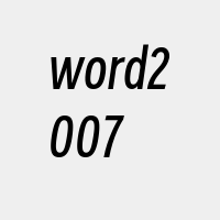 word2007